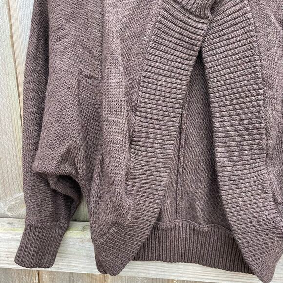 Banana Republic Cardigan Sweater Brown 100% Merino Wool Small Brown - Picture 6 of 10